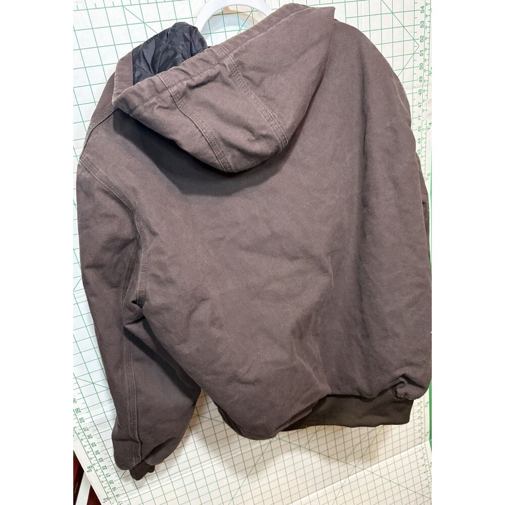 Carhartt J280 Sandstone Sierra Jacket Brown Duck Canvas Quilted Lining XL - Picture 9 of 10